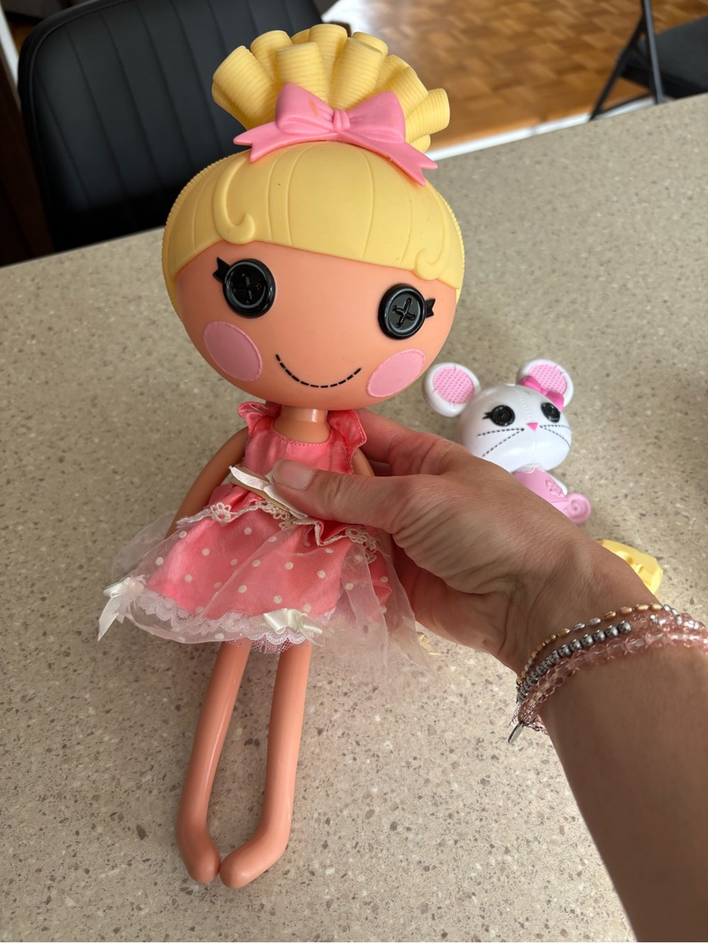 Lalaloopsy Cinder Slippers Full Sized Doll with Pet Mouse